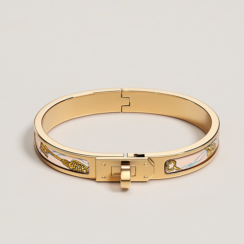 HERMES エルメス クリック ブレスレット ローズゴールド/クレ ベージュ